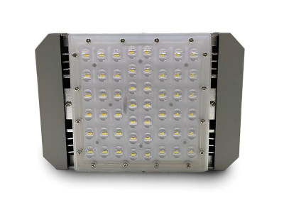 Светильник светодиодный SMD 45Вт 5000К IP67 6300лм 85-265В 215х155х70мм уличный с регулир. драйвером лира + кронштейн KRASO FZ-KL(S)-45