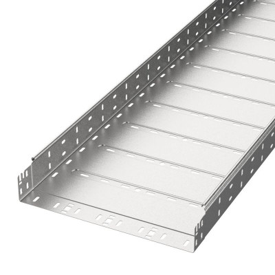 Лоток листовой перфорир. 400х80 L3000 сталь 1мм Профи Промрукав PR16.4719
