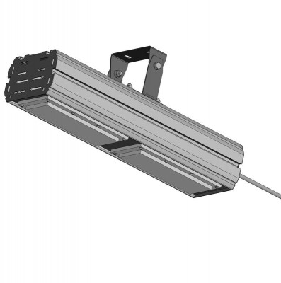 Светильник светодиодный METEOR-100/93Вт 4000К IP66 12880лм 406х113х164 2.1кг крепление универс. линза ПММА 60град. VCS LIGHTING I-IN04.02-100-D60-NW-XXX-U