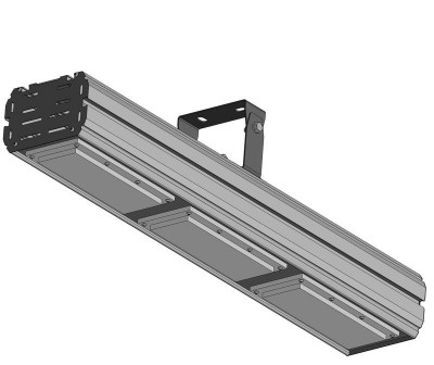 Светильник светодиодный METEOR-150/139Вт 4000К IP66 19460лм 606х113х164 3.2кг крепление универс. линза ПММА 40град. VCS LIGHTING I-IN04.03-150-D40-NW-XXX-U