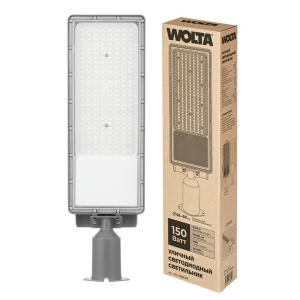 Светильник светодиодный STL-150W/03 150Вт 5700К IP65 18000лм 565х69х165мм с поворотным кронштейном уличный консольный сер. WOLTA Pro