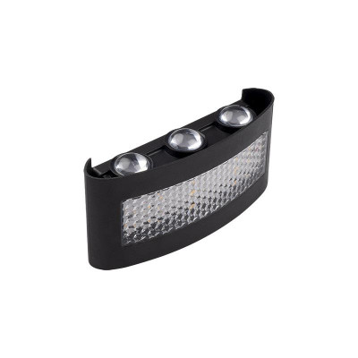 Светильник светодиодный PWL-81170 6Вт+4Вт 3000К IP54 230В BL архитектурный черн. JazzWay 5068711