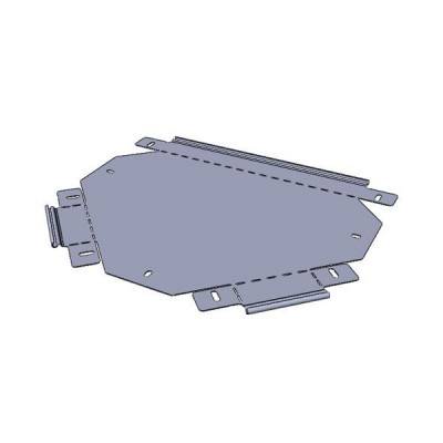Ответвитель Т-образный 50х50мм плоский EKF t505007-FL