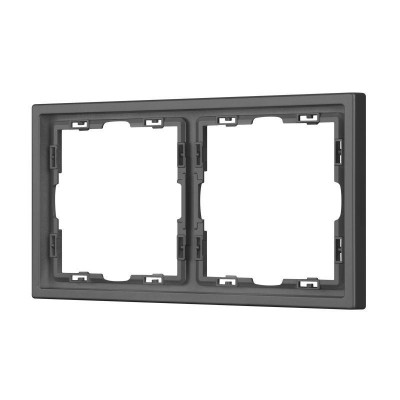 Рамка 2-м FRM-NOBE-SFPL-2-GR пластик. сер. Arlight 054218