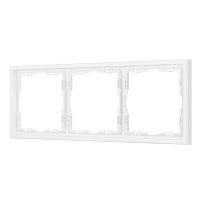 Рамка 3-м FRM-NOBE-SFPL-3-WH пластик. бел. Arlight 054219