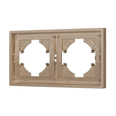 Рамка 2-м FRM-TENDO-PL-2-GD пластик. зол. Arlight 053842