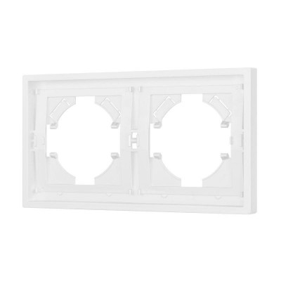 Рамка 2-м FRM-TENDO-PL-2-WH пластик. бел. Arlight 053839