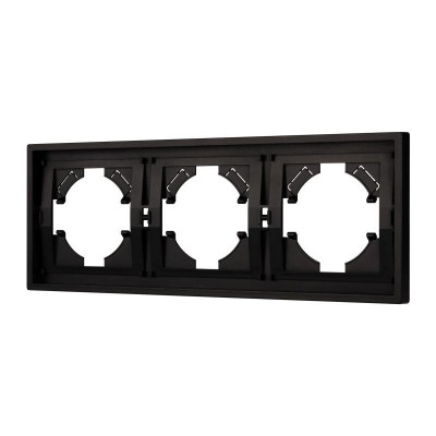 Рамка 3-м FRM-TENDO-PL-3-BK пластик. черн. Arlight 053844