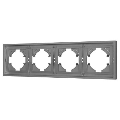 Рамка 4-м FRM-TENDO-PL-4-GR пластик. сер. Arlight 053849