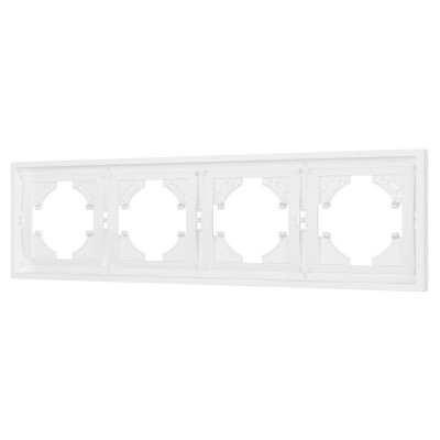 Рамка 4-м FRM-TENDO-PL-4-WH пластик. бел. Arlight 053847