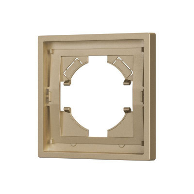 Рамка 1-м FRM-TENDO-SFPL-1-GD пластик. зол. Arlight 054643