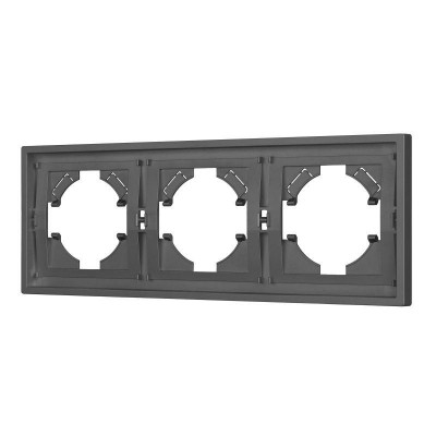 Рамка 3-м FRM-TENDO-SFPL-3-GR пластик. сер. Arlight 054652