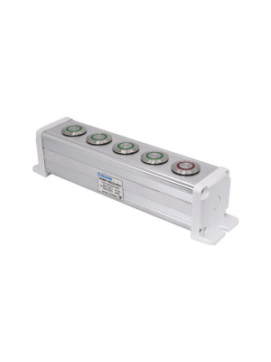 Пост управления BXM47-B5/22-65У1 4 цилиндрические кнопки 1C1NO1NC зел. + 1 цилиндрическая кнопка 1C1NO1NC красн. Электротехник ET249221