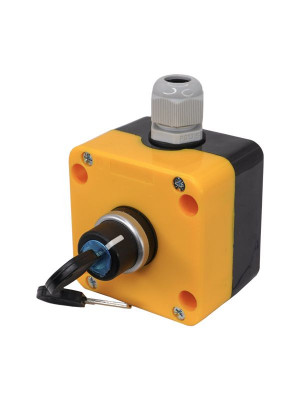 Пост управления ПКУ-22-1345-65У1 1 переключатель на два положения с фиксацией НО+НЗ IP65 Электротехник ET014864