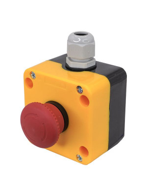 Пост управления ПКУ-22-K178E-65У1 1 гриб с фиксацией НО+НЗ IP65 красн. Электротехник ET526978