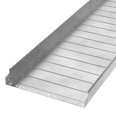 Лоток неперфорированный 600х100 L3000 1.0мм Профи INOX (AISI 304) Промрукав PR16.14012