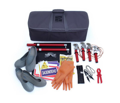 Комплект средств защиты до 1000В КСЗ-1Э 202 Премиум с протоколами испытаний ЭЛЕКТРО ТРЕЙД ET-KSZ-1E-P202