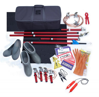 Комплект средств защиты свыше 1000В КСЗ-0.4-15Э ЭЛЕКТРО ТРЕЙД ET-KSZ-3E-PECO