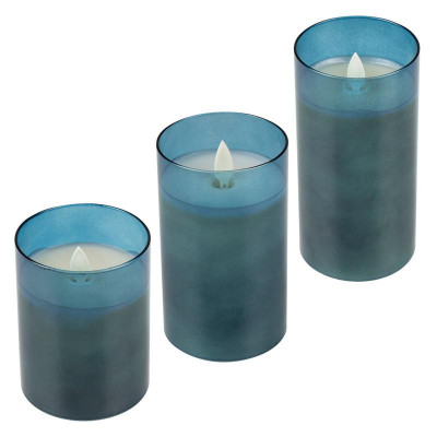 Свеча декоративная CL7-SET3-bu с пультом 3хAAA для каждой свечи (не в компл.) син. (уп.3шт) ФАZА 5060074