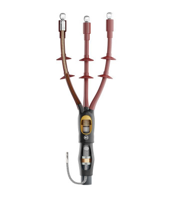 Муфта кабельная концевая наружн. уст. 10кВ HT1P-12/3x150-240L16S (3КНтп-10-150-240) бумажн. изоляция; с болтов. наконечн.; пайка НИЛЕД 16000897