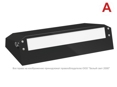Светильник BS-CUSTOS-51-L1-INEXI 4000К Black аварийный черн. Белый свет a32334