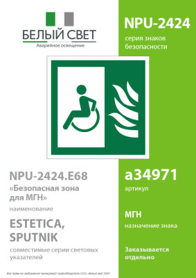 Знак безопасности NPU-2424.E68 