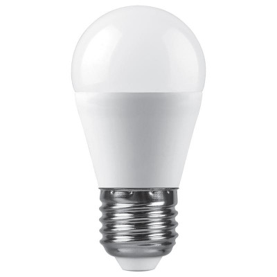 Лампа светодиодная SBG4520 20Вт G45 шар 6400К E27 230В SAFFIT 55278