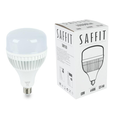 Лампа светодиодная SBHP1120 120Вт T140 6400К E27-E40 230В SAFFIT 55143