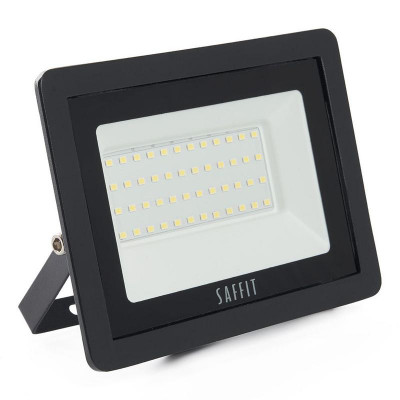 Прожектор светодиодный SFL90-50 50Вт 6400К IP65 AC230В/50Гц 2835SMD в компактном корпусе черн. SAFFIT 55066