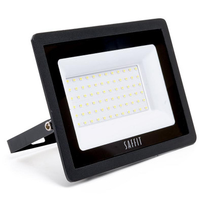 Прожектор светодиодный SFL90-70 70Вт 6400К IP65 AC230В/50Гц 2835SMD в компактном корпусе черн. SAFFIT 55176