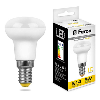 Лампа светодиодная LB-439 5Вт R39 рефлектор 2700К E14 230В FERON 25516