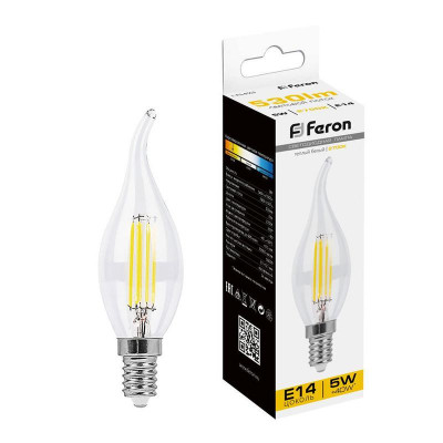 Лампа светодиодная LB-59 5Вт 2700К E14 230В FERON 25575