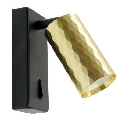 Светильник ML1880 35Вт GU10 230В настен. зол. и черн. FERON 48671