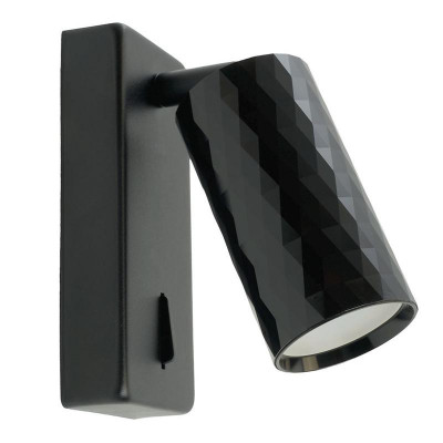 Светильник ML1880 35Вт GU10 230В настен. черн. FERON 48672