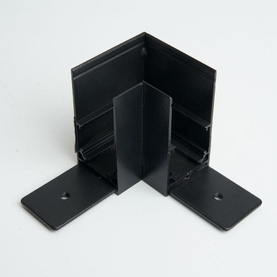 Соединитель угловой LD2001 для низковольтного накладного шинопровода черн. FERON 41977