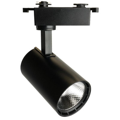 Светильник светодиодный трековый AL141 10Вт 4000К 800лм 35град. на шинопровод со встроен. драйвером черн. FERON 48711