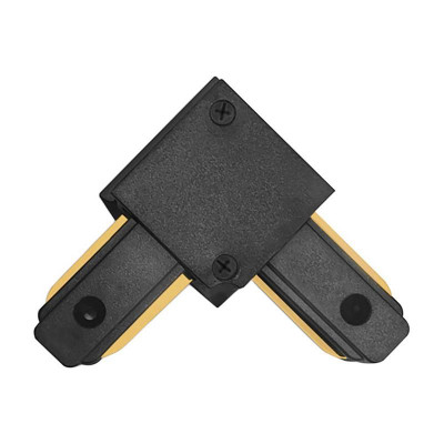 Коннектор угловой LD1001 для шинопровода CAB1003 черн. FERON 10325