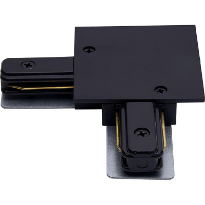 Коннектор угловой LD1005 для встраив. шинопровода черн. FERON 10360