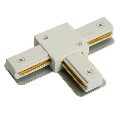 Коннектор Т-образный LD1019 для шинопровода CAB1007 бел. FERON 51895