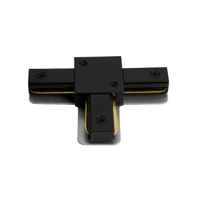 Коннектор Т-образный LD1019 для шинопровода CAB1007 черн. FERON 51896