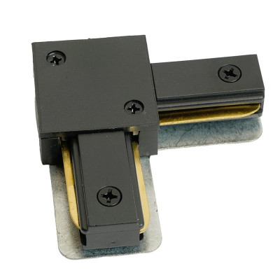 Коннектор угловой LD1021 для шинопровода CAB1007 черн. FERON 51900