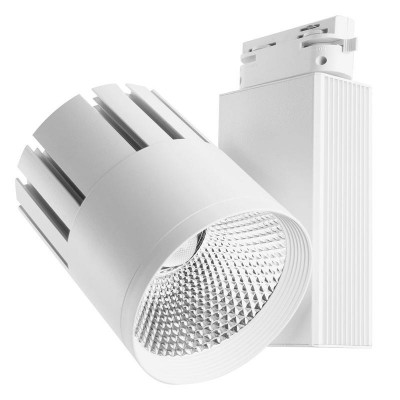 Светильник светодиодный трековый AL105 MarketBright 30Вт 4000К 2700лм 35град. на шинопровод со встроен. драйвером бел. FERON 29693