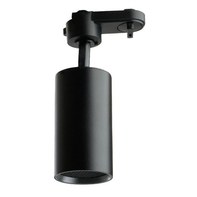 Светильник светодиодный трековый AL128 10Вт 4000К 800лм 35град. на шинопровод со встроен. драйвером с антибликовой решеткой черн. FERON 48917