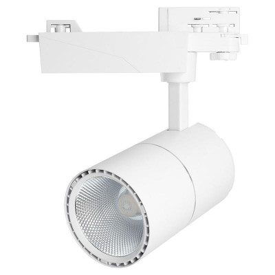Светильник светодиодный трековый AL103 MarketBright 30Вт 2700К 2700лм 35град. на шинопровод 3ф со встроен. драйвером бел. FERON 51003