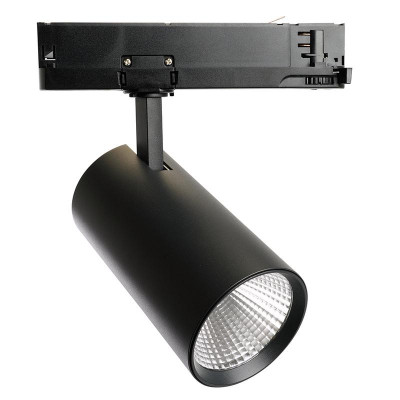 Светильник светодиодный трековый AL147 30Вт 4000К 2700лм 35град. на шинопровод 3ф со встроен. драйвером черн. FERON 51599