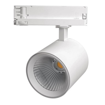 Светильник светодиодный трековый TR Reflex 40Вт 4000К 3500-3600лм 36град. на шинопровод 3ф с функцией выбора мощности бел. FERON 52058