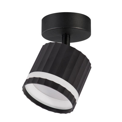 Светильник HL3691 настен./потолочн. под лампу GX53 черн. FERON 48682