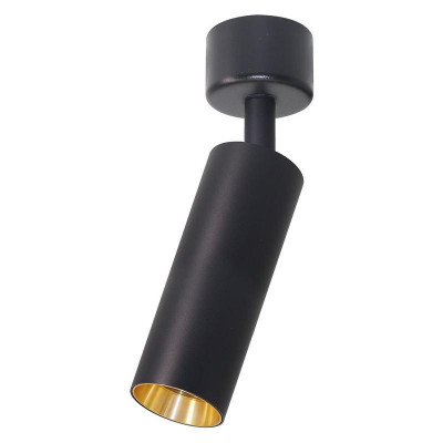 Светильник ML1011 настен./потолочн. под лампу GU10 черн. + зол. FERON 51381