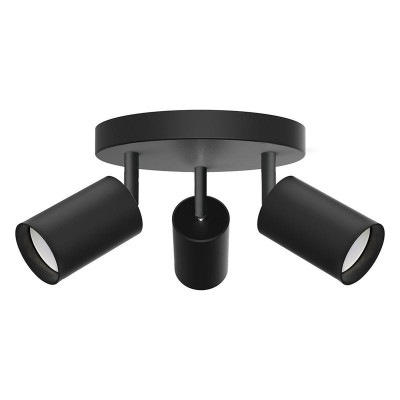 Светильник ML203-1 настен./потолочн. под лампу GU10 черн. FERON 41924