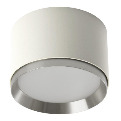 Светильник HL459 12Вт GX53 230В потолочн. бел. + хром FERON 51688